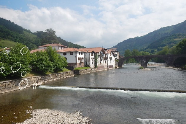 La Bidasoa, Pays basque, rivière à truite 